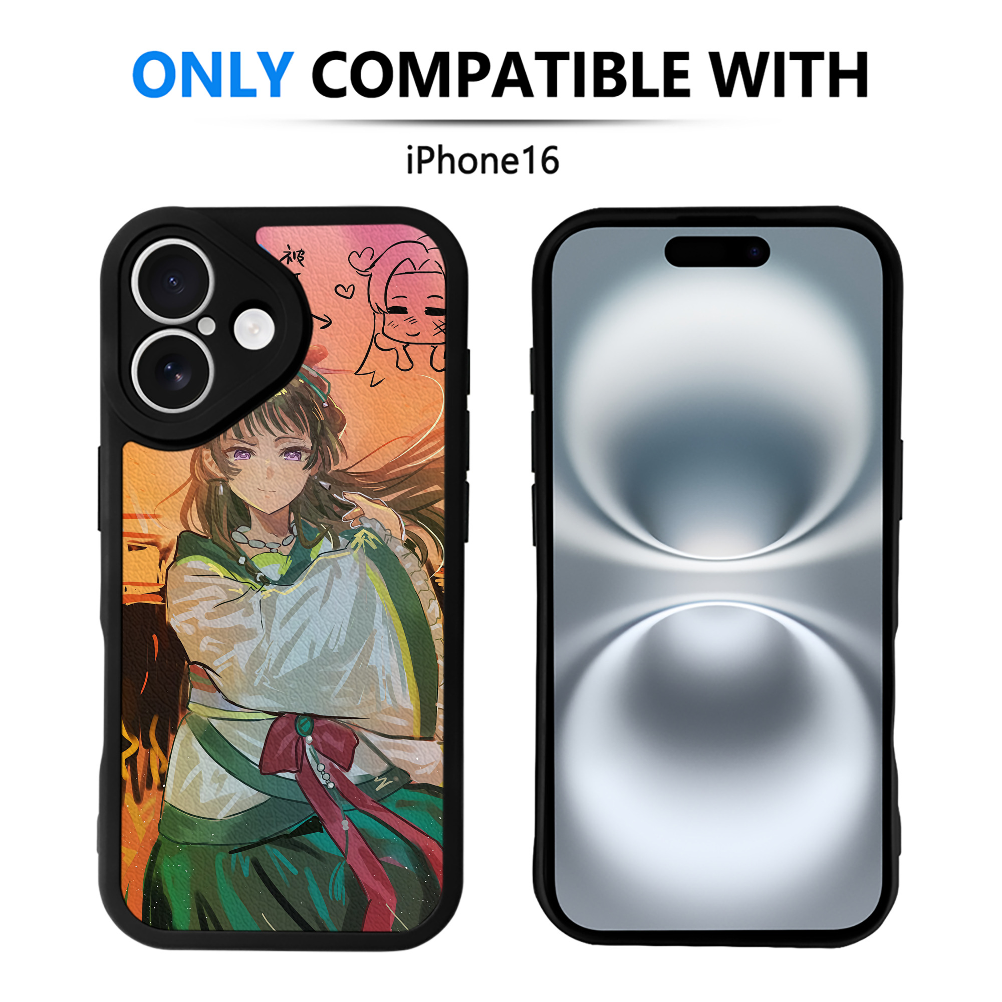薬屋のひとりごと The Apothecary Diaries 【iPhone 16シリーズ対応】シリコンスマホケース（レザー調） 材質：シリコン